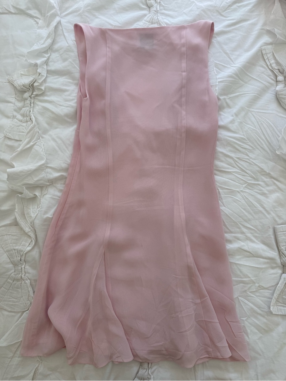 Reformation Livia light pink mini dress- NEVER WORN - Picture 7 of 9